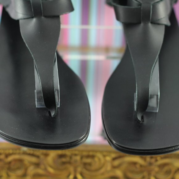 NWOT EMU Black Leather sandals - Picture 9 of 16